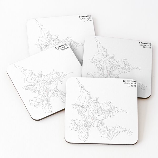 Item preview, Snowdon Mountain Contour Profiles  designed and sold by ZakPage.
