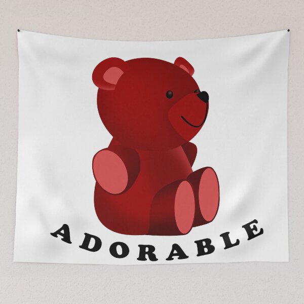 Item preview, Adorable Red Teddy Bear  designed and sold by KheinJohn.