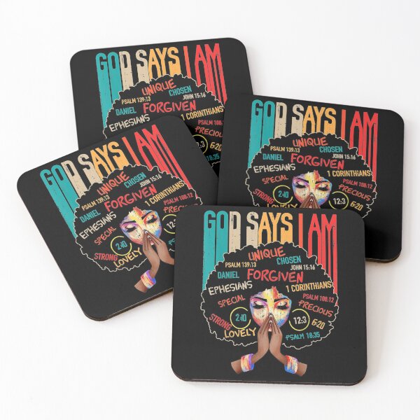 Item preview, Black Girl God Says I Am Black Melanin History Month Pride designed and sold by gregorylbond.