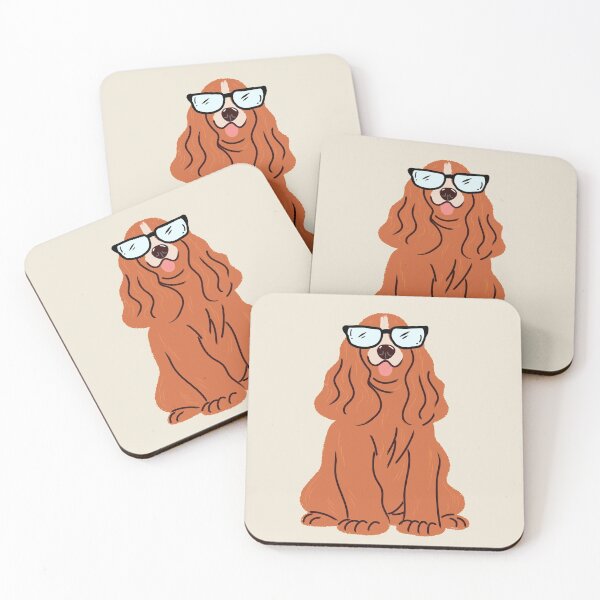 Artikelvorschau, Nerdoggo (Lustiger Golden Retriever) entworfen und verkauft von artbyvicky.