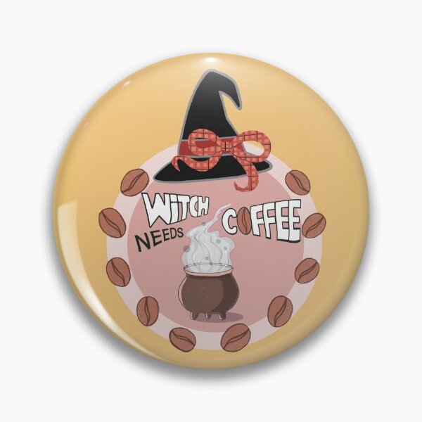 Item preview, This Witch Needs Coffee Before Any Hocus Pocus/ Coffee Hocus Pocus designed and sold by Yunipop.