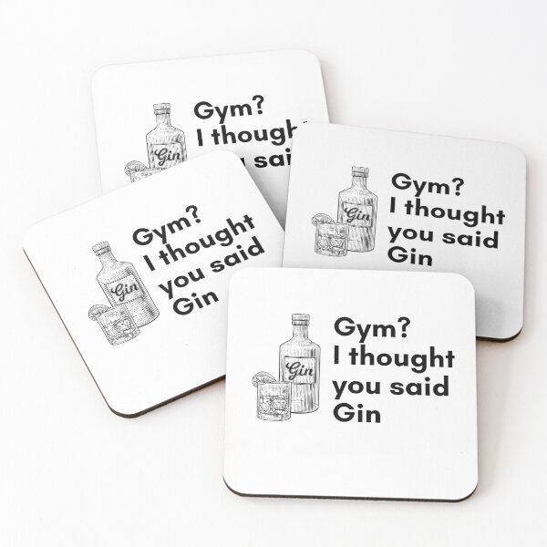 Item preview, Gym? I thought you said Gin Design designed and sold by FiestaDePapel.