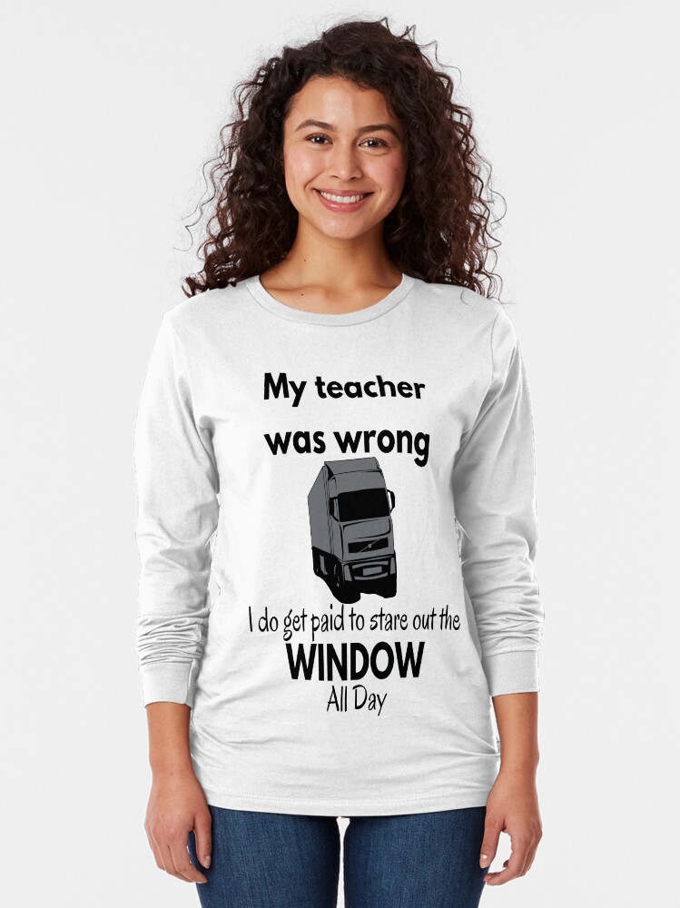 Trucker Thank a Trucker - Truck Driver Long Sleeve T-Shirt