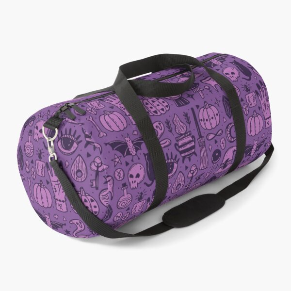Feeling Witchy Halloween Purple Duffle Bag