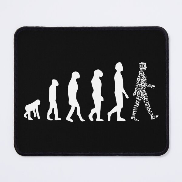 Item preview, Evolution QR code - Parody Health humor designed and sold by rubislys.