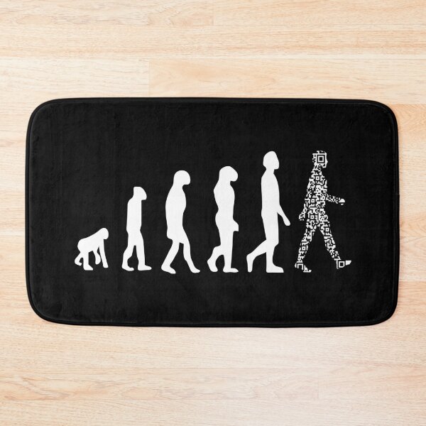 Item preview, Evolution QR code - Parody Health humor designed and sold by rubislys.