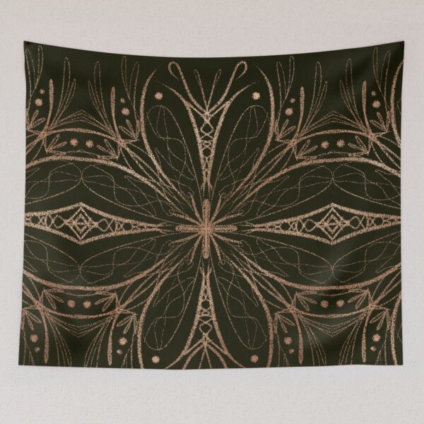 Item preview, Dark Floral Moth  designed and sold by joyfulreader03.