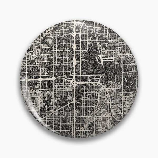 Item preview, Spring Valley map Nevada Ink lines designed and sold by InkMaps.