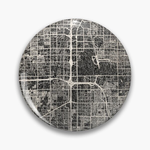 Item preview, Spring Valley map Nevada Ink lines 2 designed and sold by InkMaps.