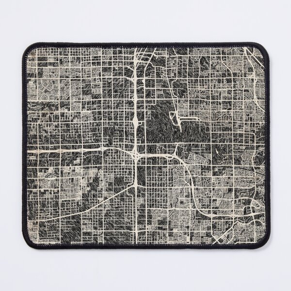 Item preview, Spring Valley map Nevada Ink lines 2 designed and sold by InkMaps.