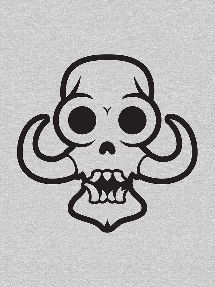 Monster skull with tusks out to here by danscifi