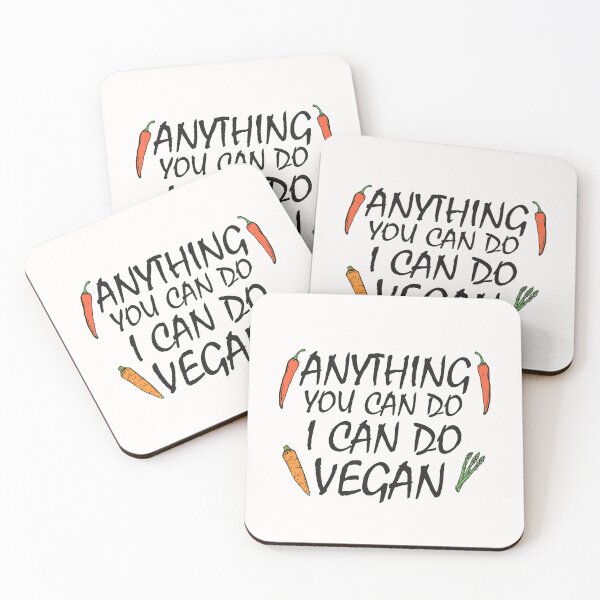 Item preview, anything you can do i can do vegan, vegan protein, vegan snacks, vegan cook, vegan recipes designed and sold by adjamine.