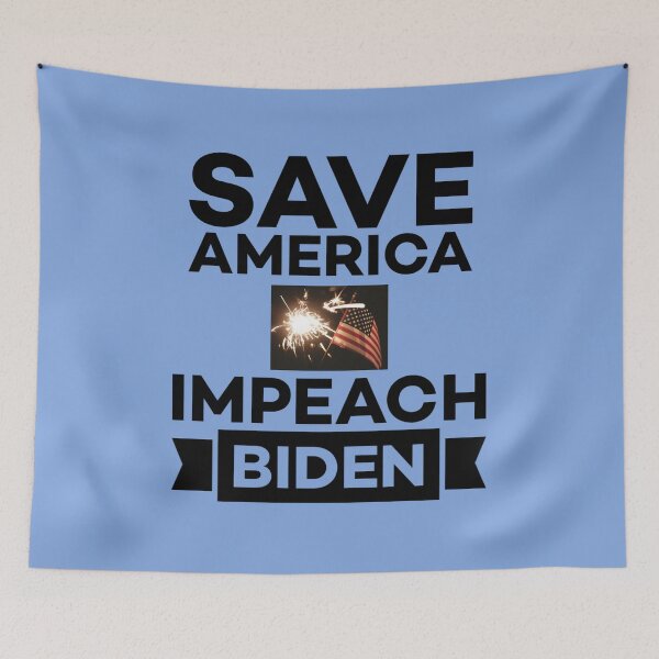 Item preview, Save America, Impeach Biden designed and sold by Twittlefish.