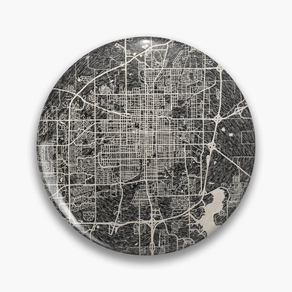 Item preview, Springfield map Illinois Ink lines designed and sold by InkMaps.