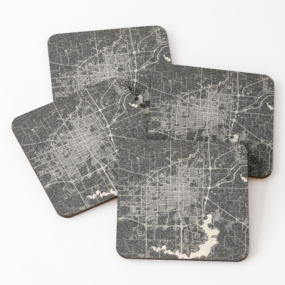 Item preview, Coasters (Set of 4) designed and sold by InkMaps.