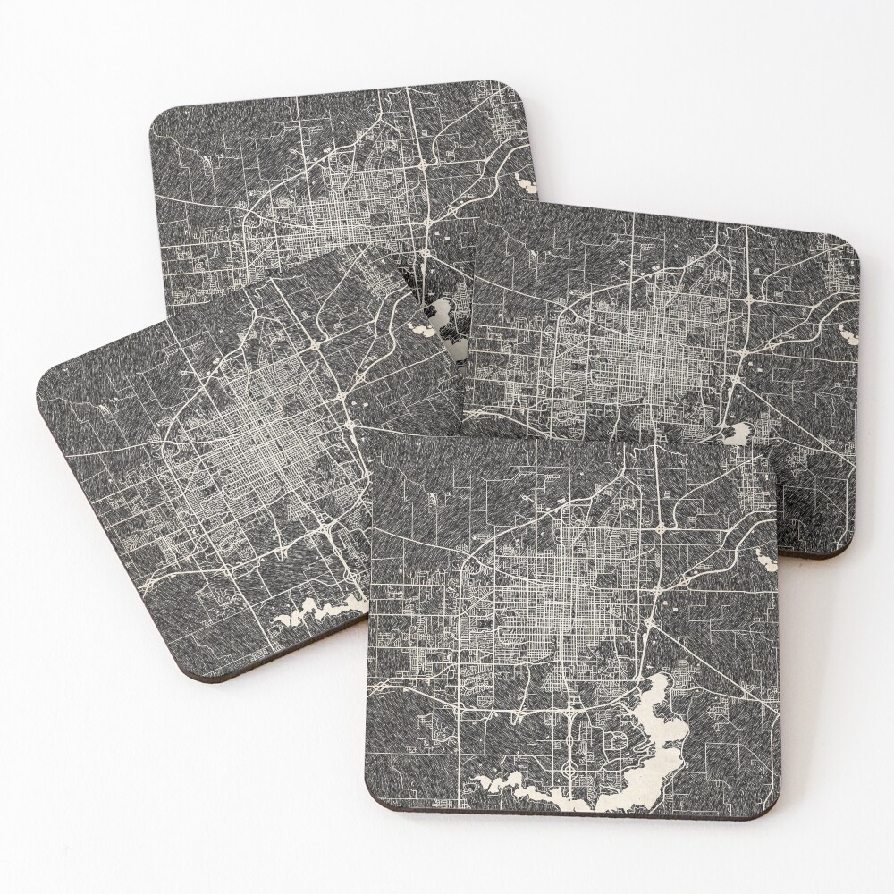 Item preview, Coasters (Set of 4) designed and sold by InkMaps.