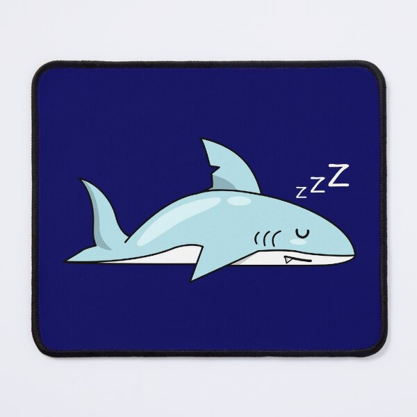 Item preview, Sleepy Kawaii Shark designed and sold by DAFIN.