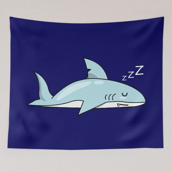 Item preview, Sleepy Kawaii Shark designed and sold by DAFIN.