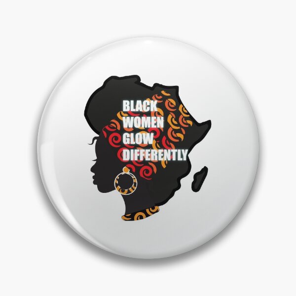 Item preview, Black Women Glow Differently designed and sold by bahicharafe.