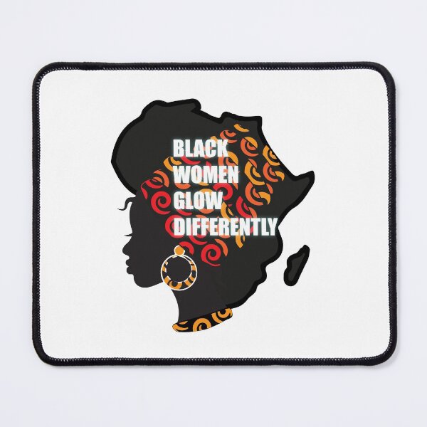 Item preview, Black Women Glow Differently designed and sold by bahicharafe.