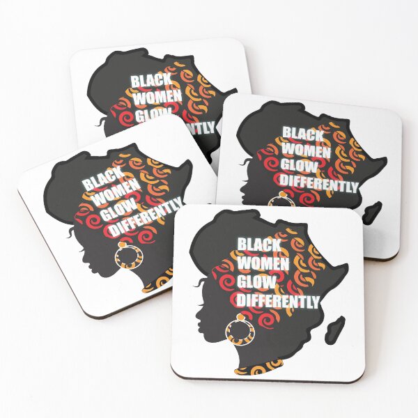 Item preview, Black Women Glow Differently designed and sold by bahicharafe.