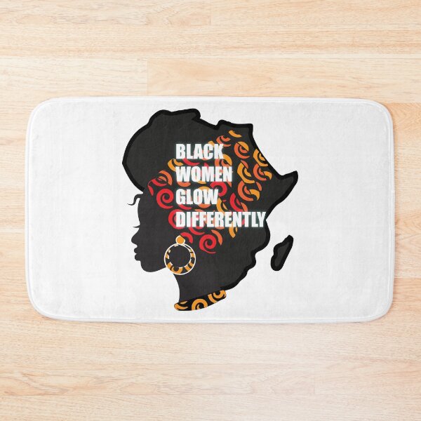 Item preview, Black Women Glow Differently designed and sold by bahicharafe.