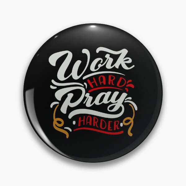 Item preview, Work Hard Pray Harder designed and sold by FOX1999-Design.