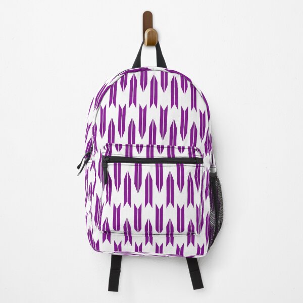 Item preview, Japanese Pattern WAGARA of Yagasuri Arrow Feathers Purple Color Design designed and sold by monodesigns.