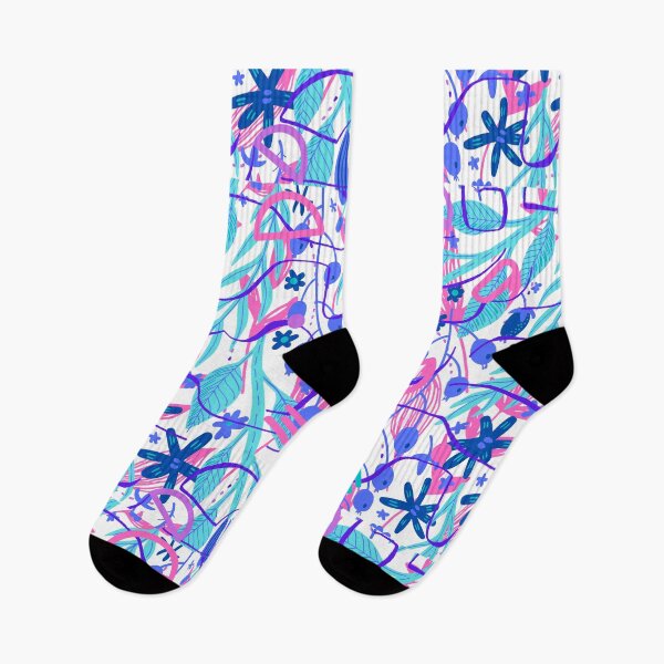 Item preview, Colorful pattern leaves and flowers designed and sold by NoahDea.