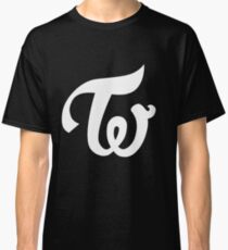 TWICE KPOP LOGO - WHITE Classic T-Shirt