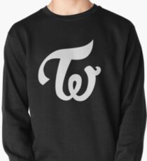 TWICE KPOP LOGO - WHITE Pullover
