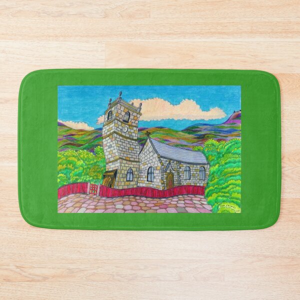 Item preview, 580 - SAINT COLLEN'S CHURCH, LLANGOLLEN - DAVE EDWARDS - COLOURED PENCILS - 2021 designed and sold by BLYTHART.