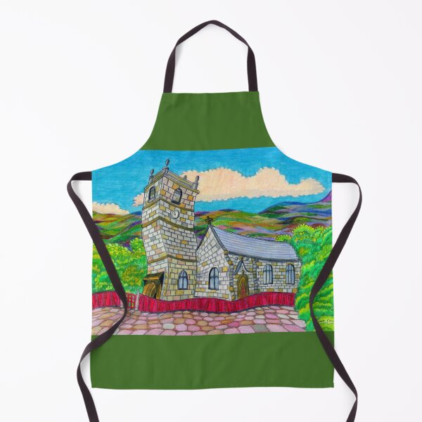 Item preview, 580 - SAINT COLLEN'S CHURCH, LLANGOLLEN - DAVE EDWARDS - COLOURED PENCILS - 2021 designed and sold by BLYTHART.