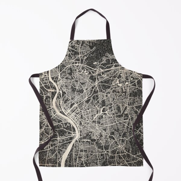 Item preview, Springfield map Massachusetts Ink lines 2 designed and sold by InkMaps.