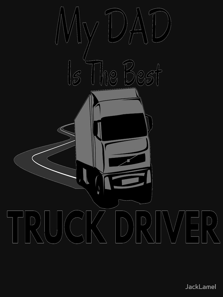 Trucker Dad Thank a Trucker - Truck Driver Long Sleeve T-Shirt