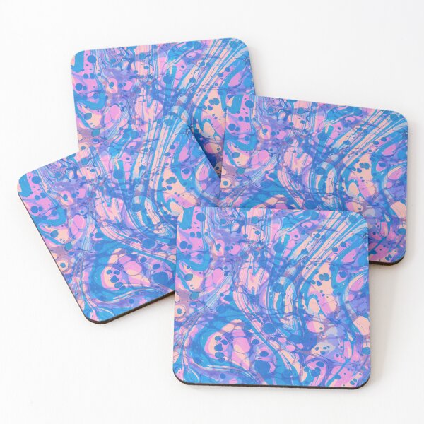 Item preview, Pink, blue, purple swirl marbled design designed and sold by Jessica Goulty.