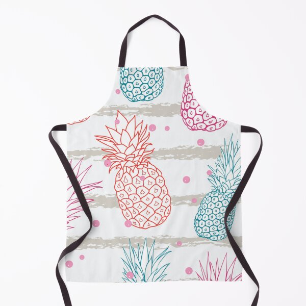 Item preview, Fun pineapple faces seamless designed and sold by Gurshnet68.