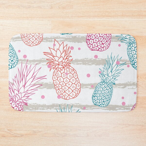 Item preview, Fun pineapple faces seamless designed and sold by Gurshnet68.