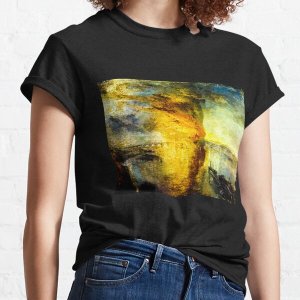 The Burning of the Houses of Parliament by J. M. W. Turner Classic T-Shirt