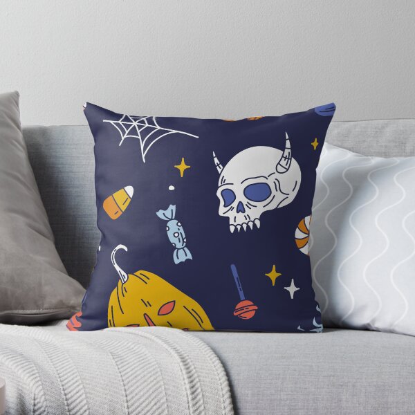 Celebration of the Dead Throw Pillow