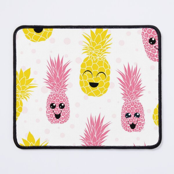 Item preview, Fun pineapple faces seamless designed and sold by Gurshnet68.