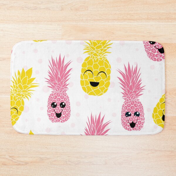 Item preview, Fun pineapple faces seamless designed and sold by Gurshnet68.
