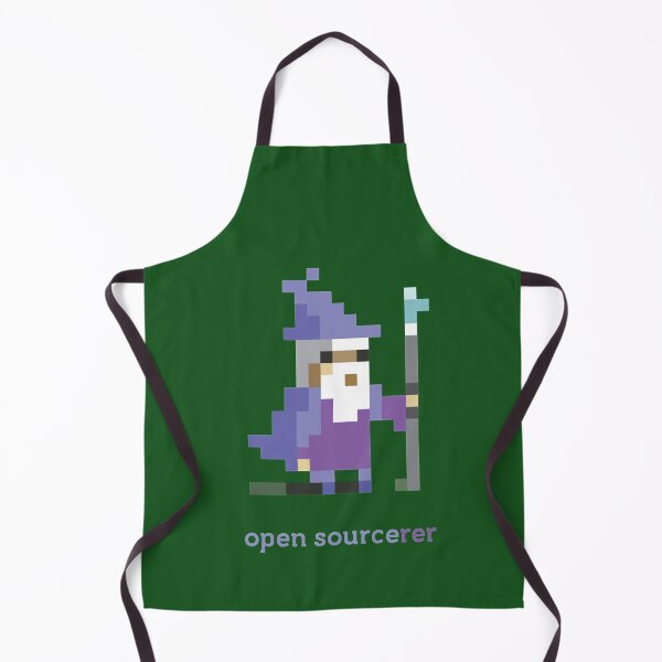 Item preview, 8-bit Open Source Sorcerer designed and sold by blockerbab.