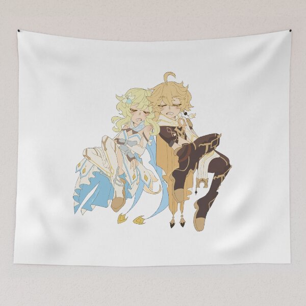 Item preview, Sleepy Travellers (Twins Version) designed and sold by royaljabberwock.