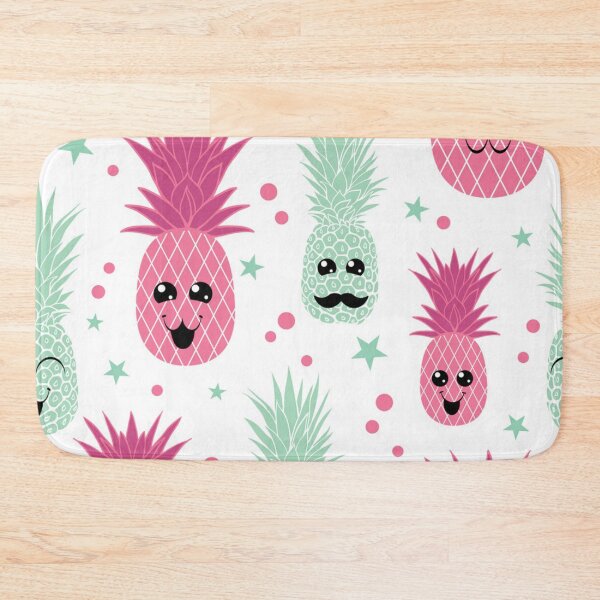 Item preview, Fun pineapple faces seamless designed and sold by Gurshnet68.
