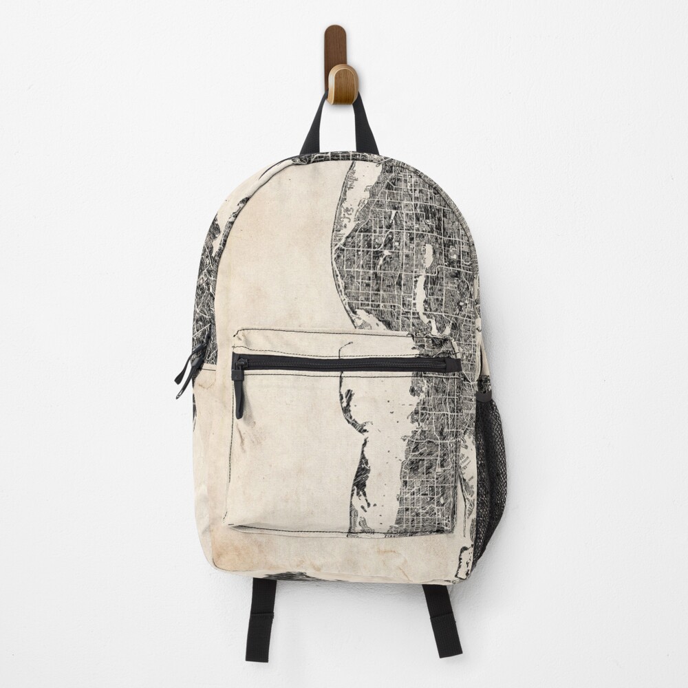 Vista previa del artículo con la obra «Mochila», diseñado y vendido por InkMaps.