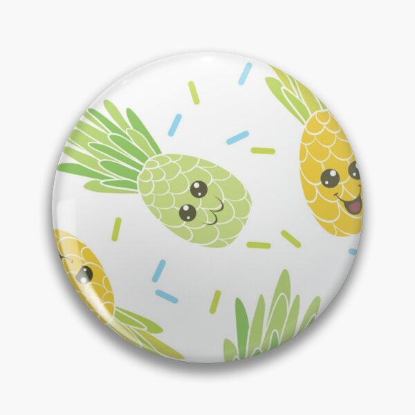 Item preview, Fun pineapple faces seamless designed and sold by Gurshnet68.