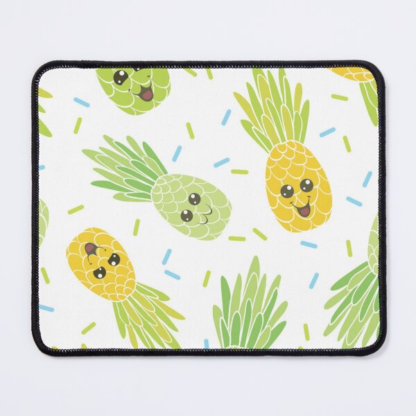Item preview, Fun pineapple faces seamless designed and sold by Gurshnet68.