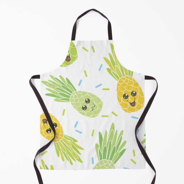 Item preview, Fun pineapple faces seamless designed and sold by Gurshnet68.
