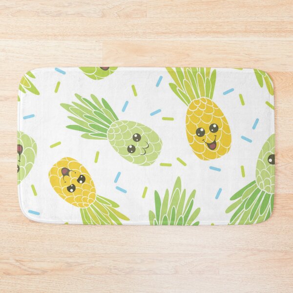 Item preview, Fun pineapple faces seamless designed and sold by Gurshnet68.